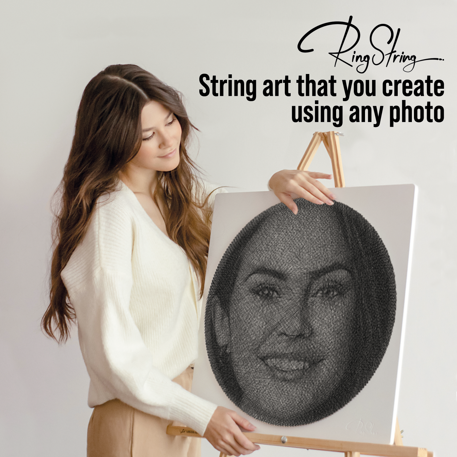 RingString Art with any photo